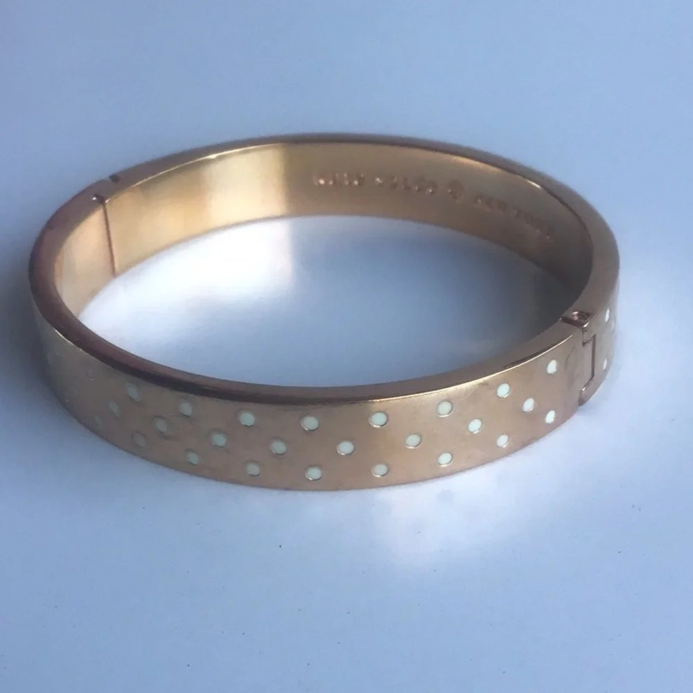 Kate Spade New York gold Gold Polka Dot Bangle bracelet - Picture 16 of 16